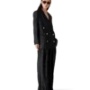 Wool Pinstripe Oversized Blazer Wool Pinstripe Oversized Blazer