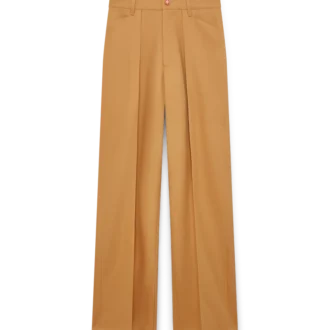 Wool Pleated Chinos
