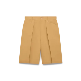 Wool Pleated Shorts