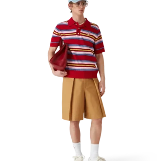 Wool Pleated Shorts