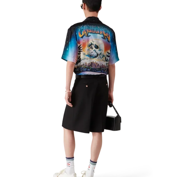 Wool Pleated Tailored Shorts Wool Pleated Tailored Shorts