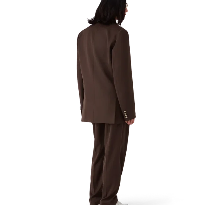 Wool Pleated Tailored Trousers Wool Pleated Tailored Trousers