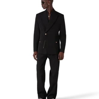 Wool Double Breasted Jacket