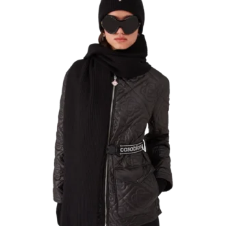 Wool Rib Ski Scarf