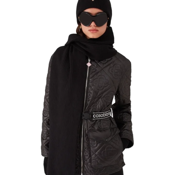 Wool Rib Ski Scarf Wool Rib Ski Scarf