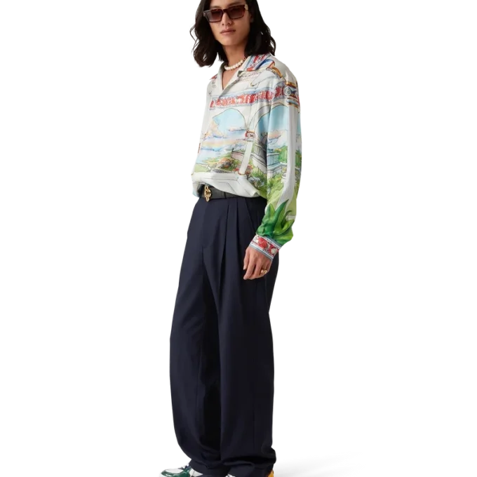 Wool Tailored Pleated Trousers Wool Tailored Pleated Trousers
