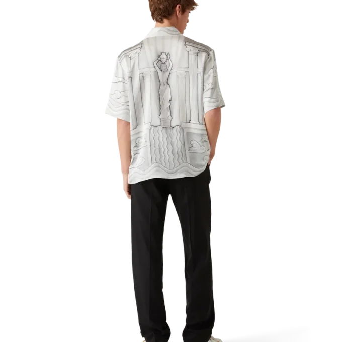 Sacred Stone Short Sleeve Silk Shirt Sacred Stone Short Sleeve Silk Shirt