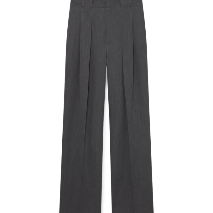 Wool Tailoring Belt Loop Trousers Wool Tailoring Belt Loop Trousers