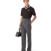Wool Tailoring Belt Loop Trousers Wool Tailoring Belt Loop Trousers