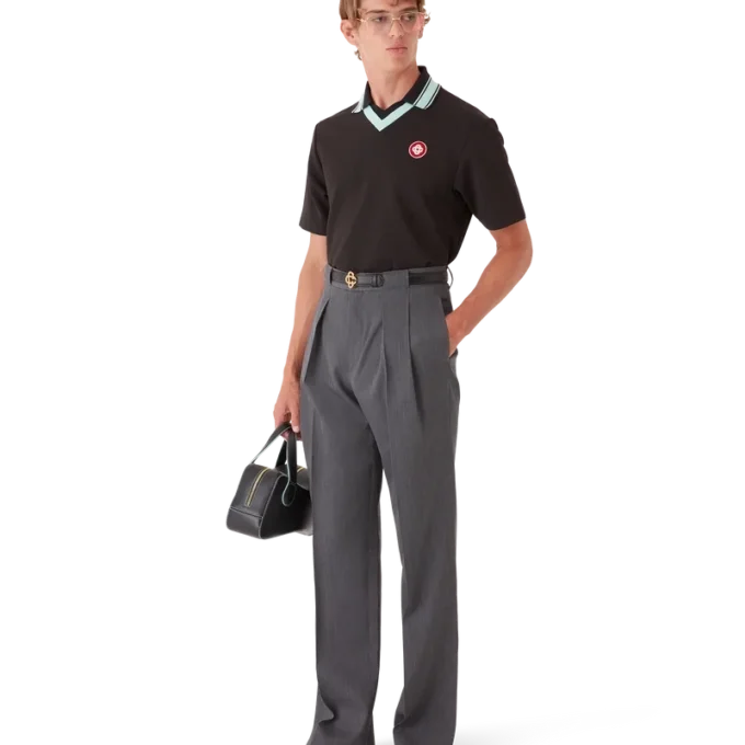 Wool Tailoring Belt Loop Trousers Wool Tailoring Belt Loop Trousers
