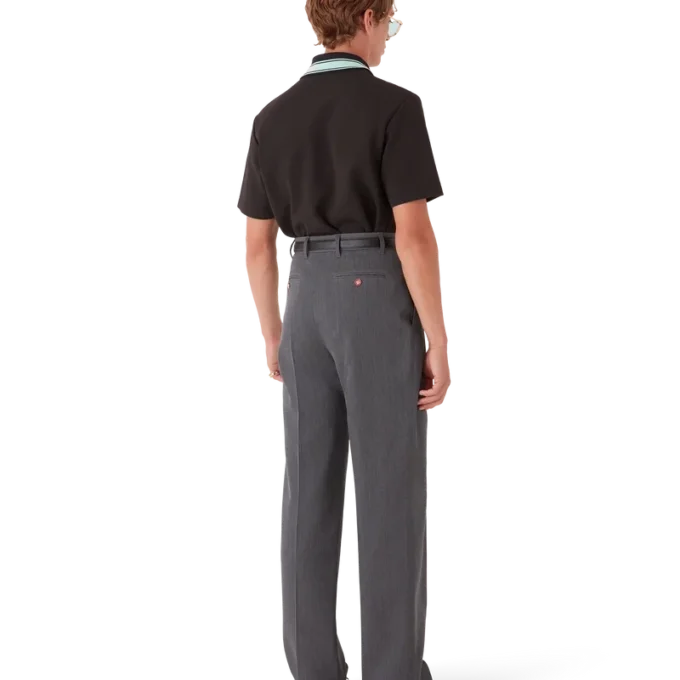 Wool Tailoring Belt Loop Trousers Wool Tailoring Belt Loop Trousers