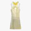 Yellow Foil Printed Mini Dress Yellow Foil Printed Mini Dress